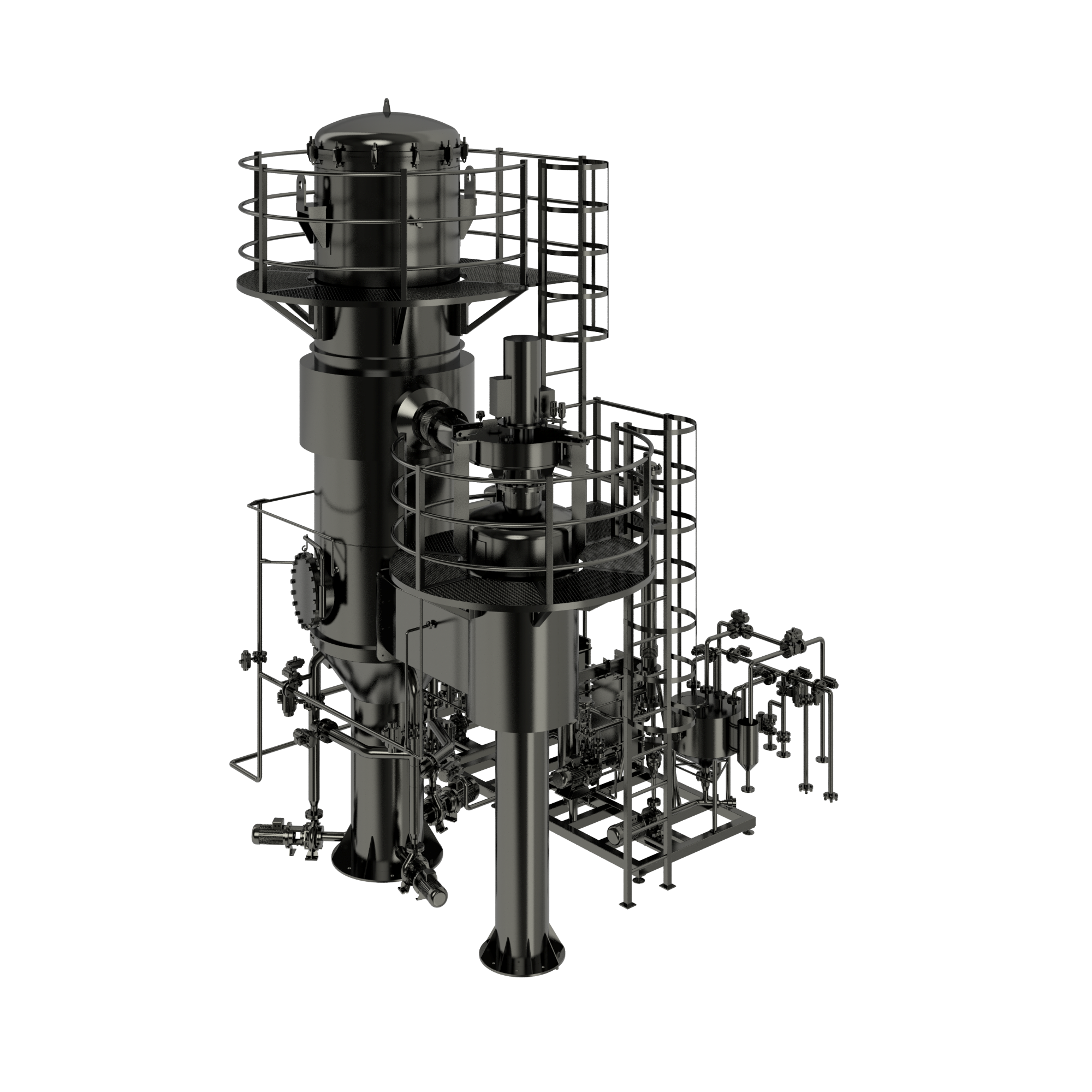Falling Film Evaporator with Mechanical Vapor Compression. VEXILLUM®
